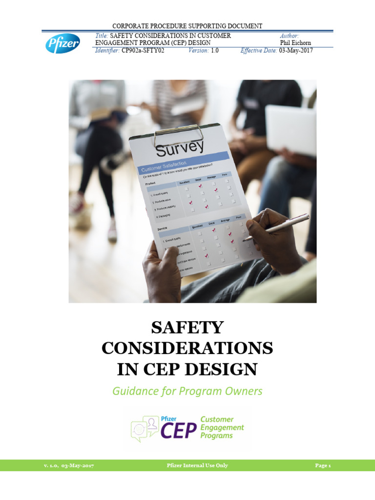 CP902a-SFTY01 Safety Considerations in CEP Design | PDF | Prescription ...