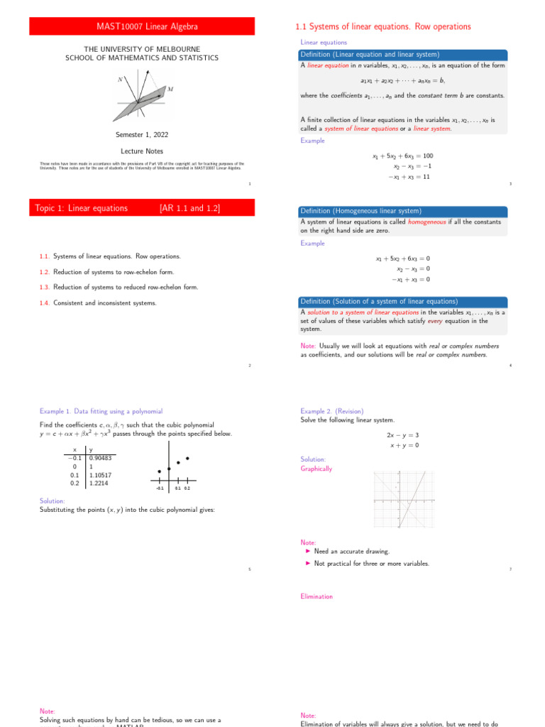 Inverse and Solution Methods for Matrices | PDF | Matrix (Mathematics ...
