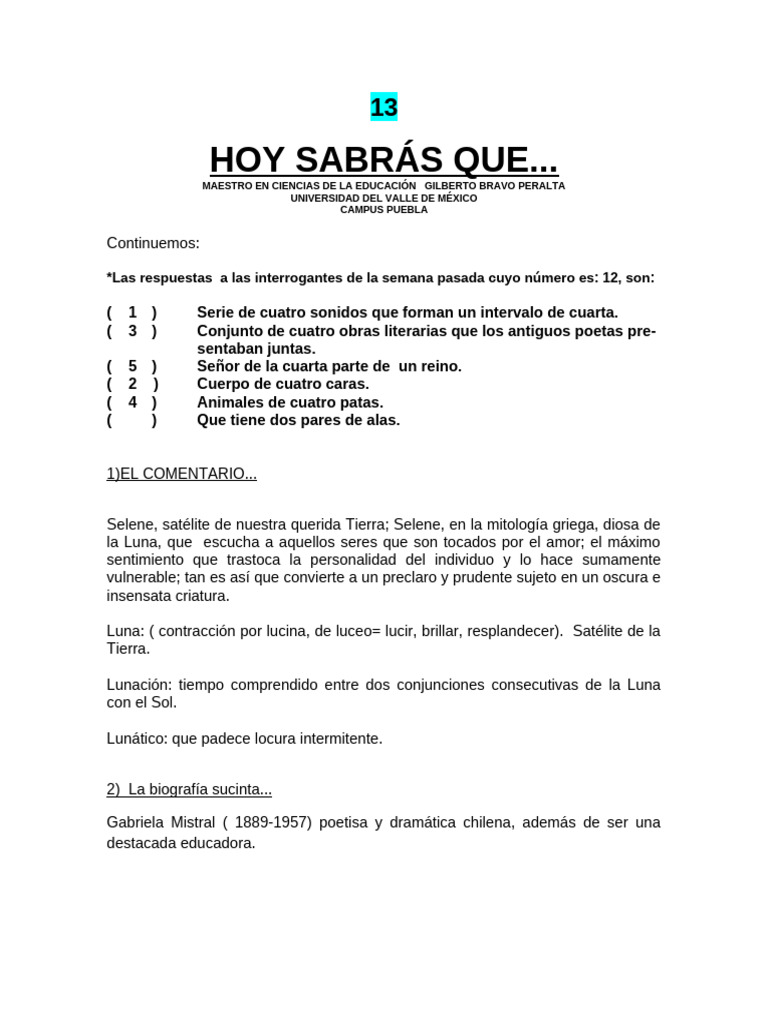 13 Rotativo. | PDF