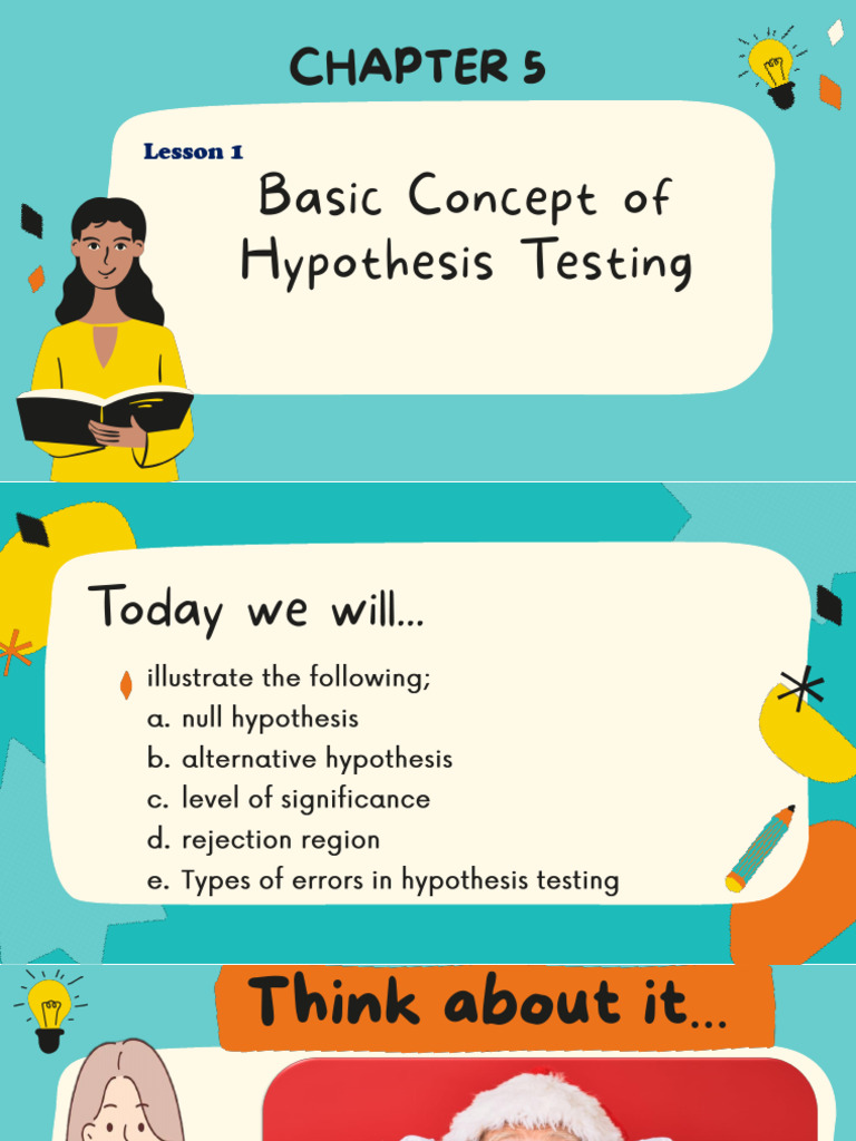 Understanding Hypothesis Testing | PDF | Type I And Type Ii Errors ...