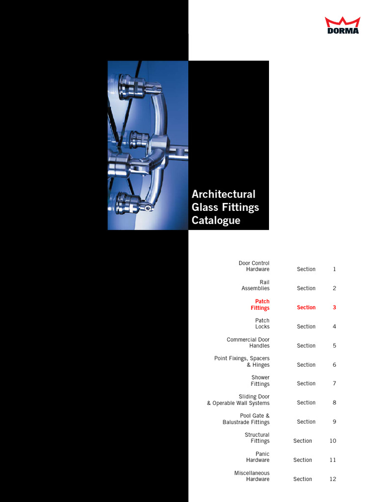 Architectural Glass Fittings Guide | PDF