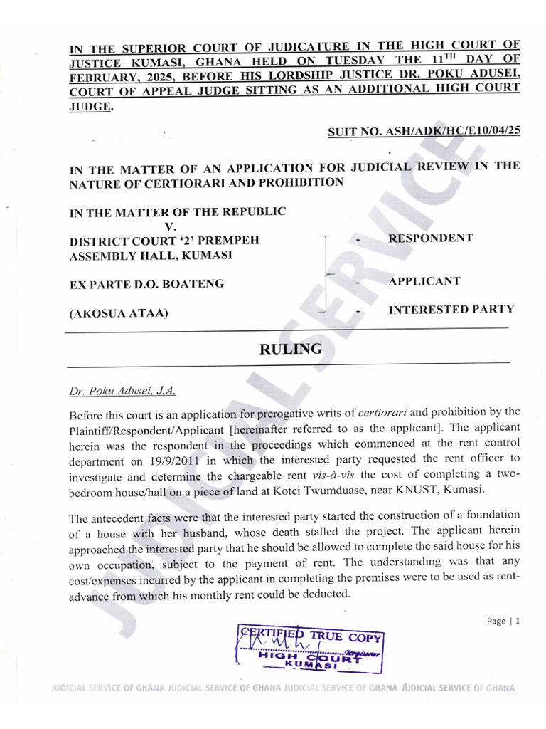 Ruling (District Court) | PDF