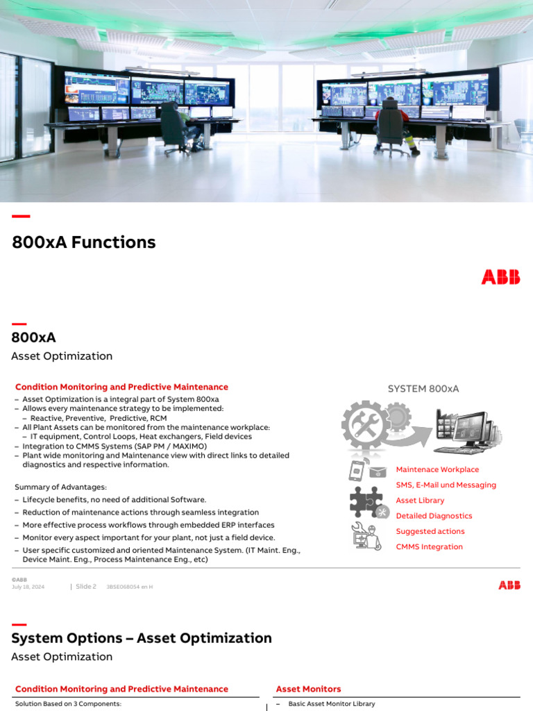 800xA Asset Optimization Overview | PDF | Instrumentation | User ...