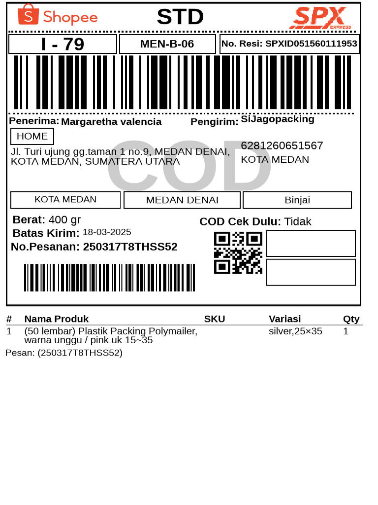 Label Pengiriman-8 | PDF
