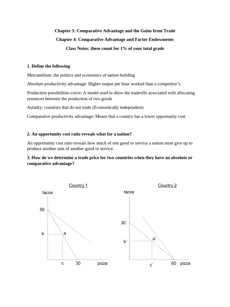 AnhDang1672316 ECO4451 Chapter 3 Part of Chapter 4 | PDF | Comparative ...