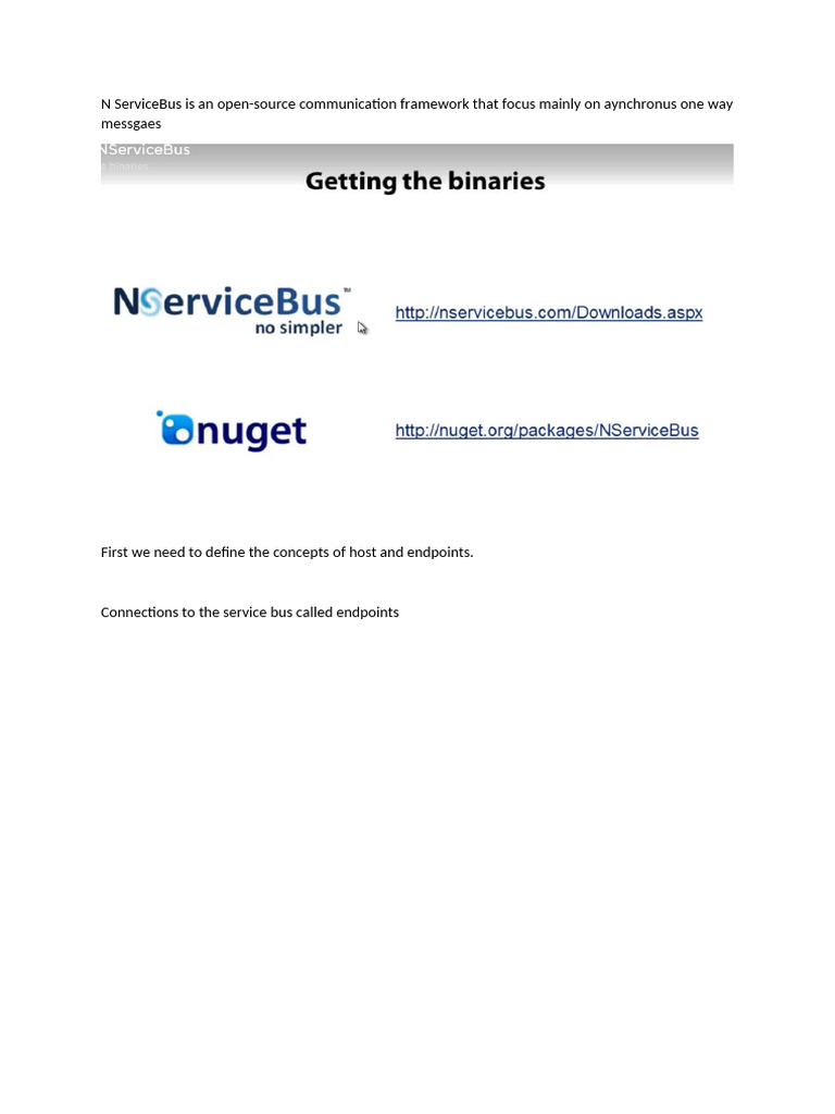 Full Duplex in NServiceBus Configuration | PDF