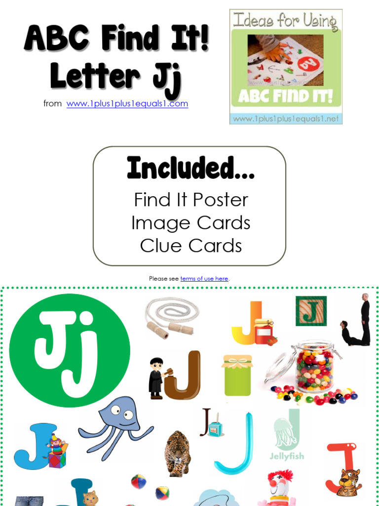 Jj Letter Activities and Resources | PDF