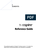 TI-Nspire Reference Guide en