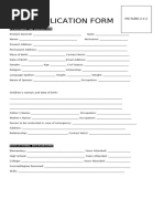Biodata Form Template for Download | PDF | Government And Personhood