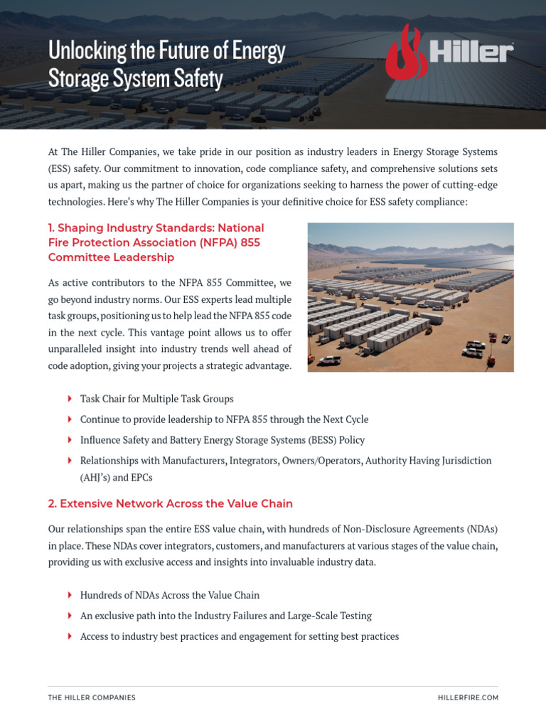 The Future of Energy Storage System Safety | PDF | Business
