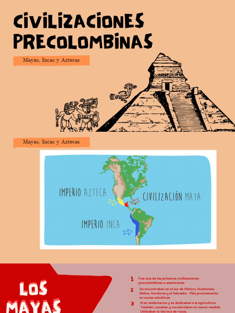 Civilizaciones Precolombinas: Mayas, Incas y Aztecas | PDF ...