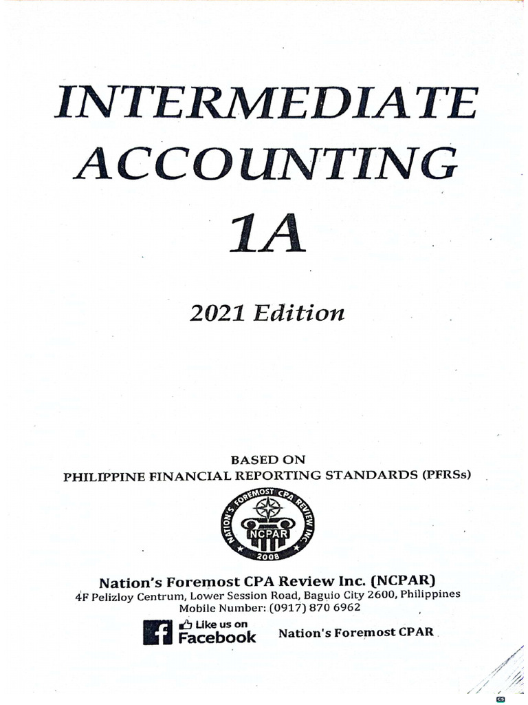 Intermediate Accounting 1A Overview | PDF