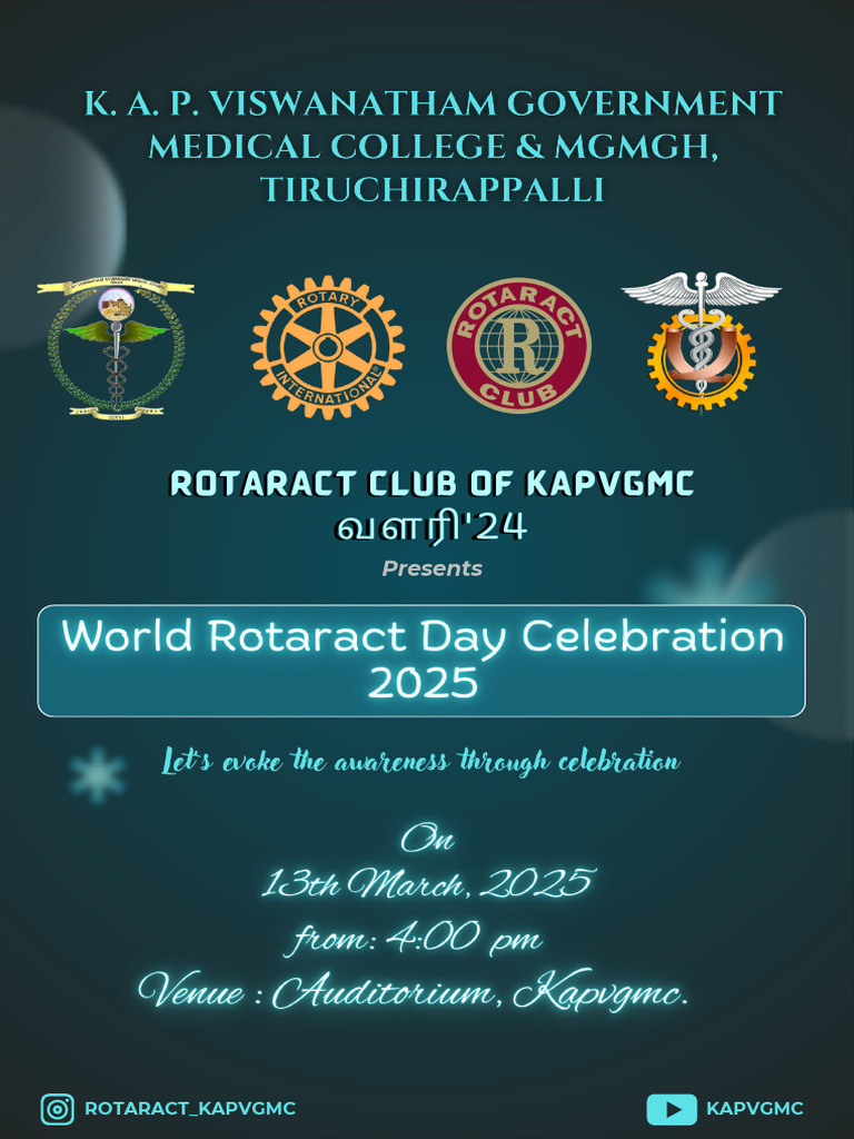 Rotaract Club of KAPVGMC: Valari'24 Event | PDF