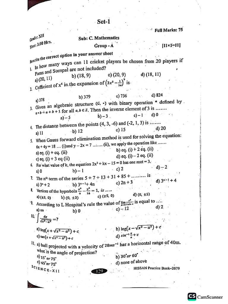 Class 12 Questions. - 3 | PDF