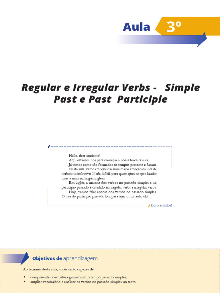 Aula 3 | PDF | Linguística | Gramática