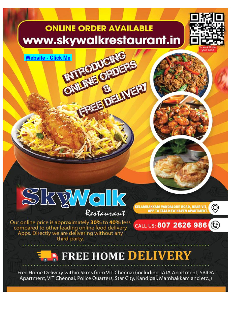 Skywalk Restaurant | PDF