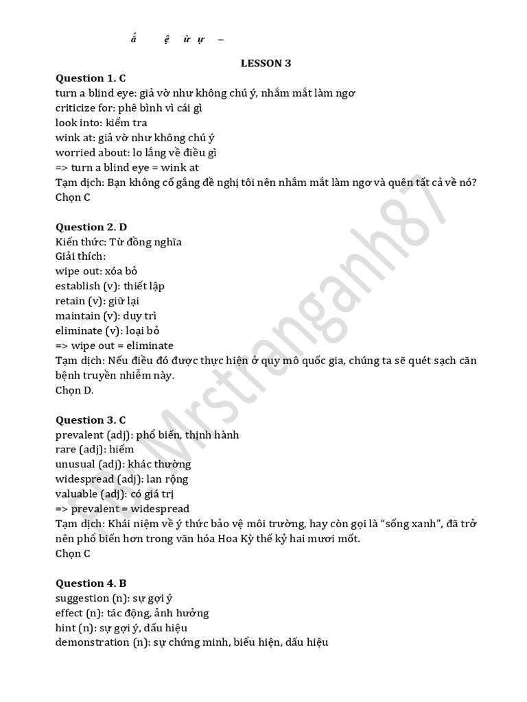 Lesson 3 - Keys | PDF