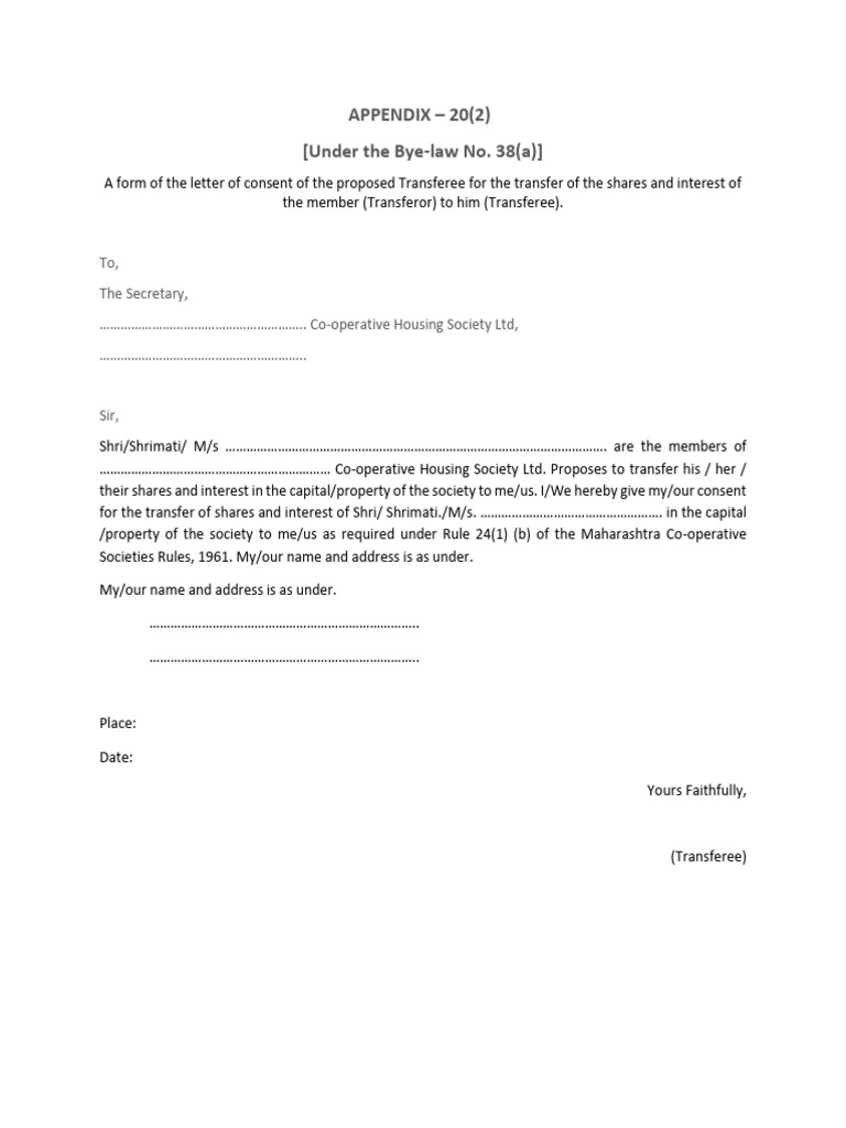 Appendix 20(2) Bye Lawsno.38 A | PDF