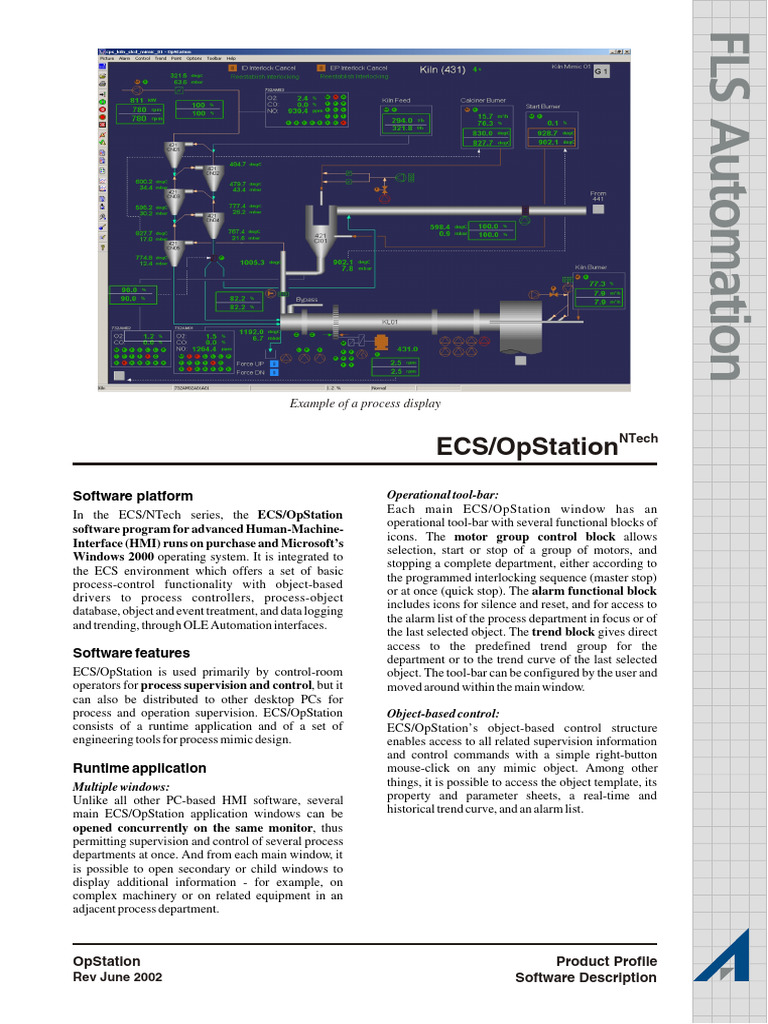 FLS Automation ECS/OpStation Overview | PDF | Personal Computers | Icon ...