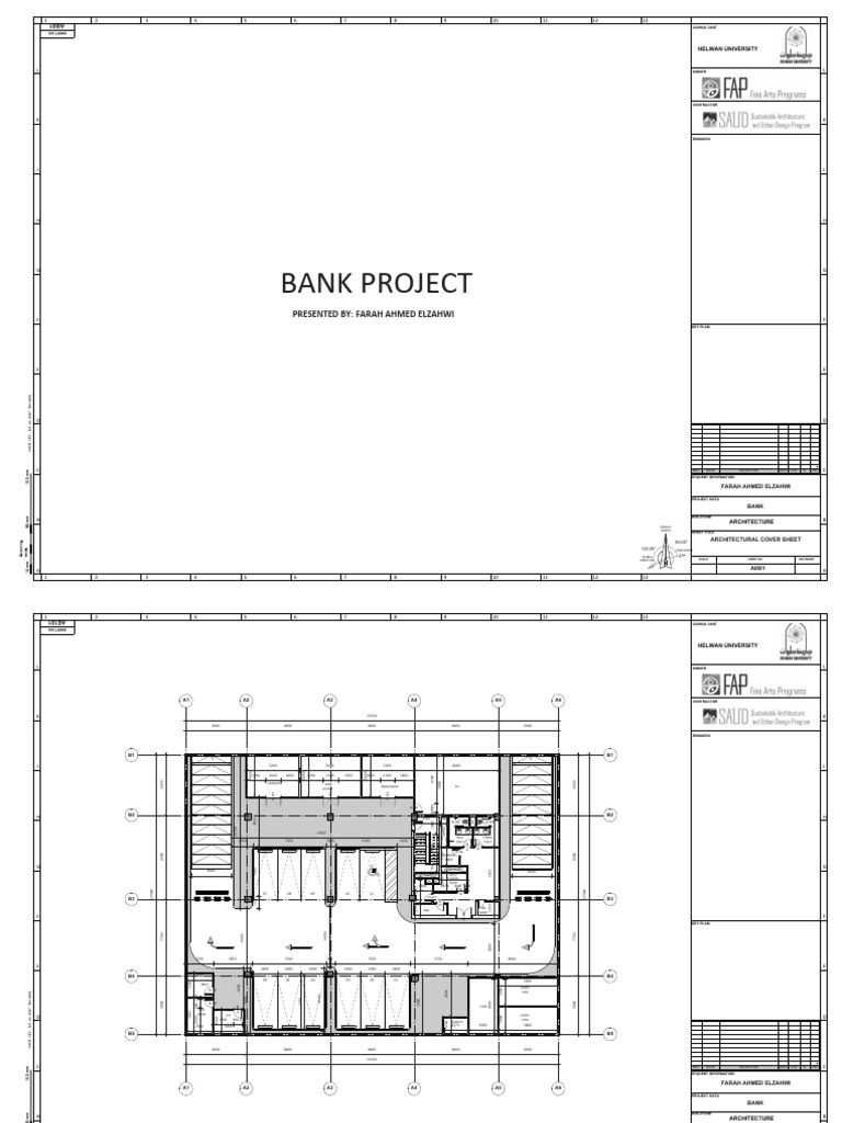 Bank Project Plans by Farah Elzahwi | PDF | Stationery