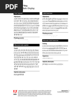 Comprehensive Font Name List | PDF