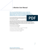 Batch Monitor User Manual