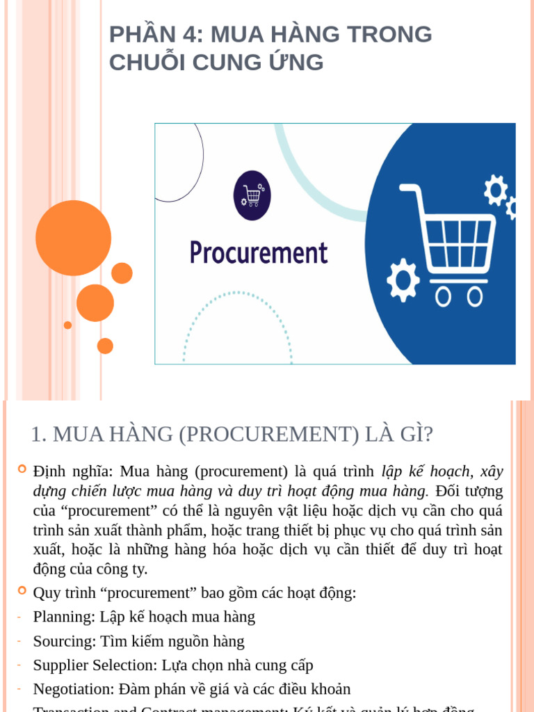 Mua Hàng Trong CCƯ | PDF