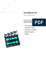 Soundtrack Pro User Manual