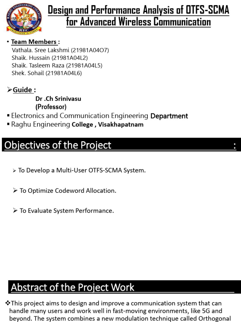 Project With Equations Presentation Pdf Modulation Information