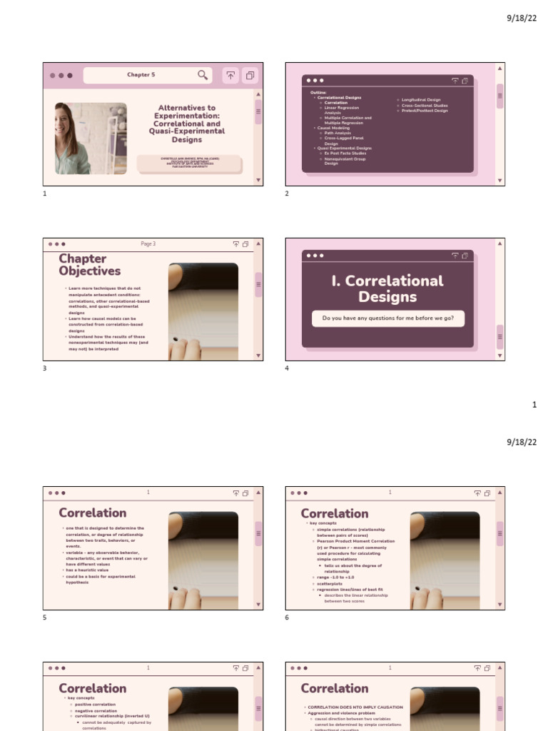 Chapter 5 Survey and Quasi Experimental Designs | PDF | Linear ...
