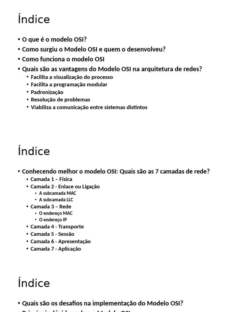 Entenda o Modelo OSI em Redes de Computadores | PDF | Modelo OSI | Rede ...