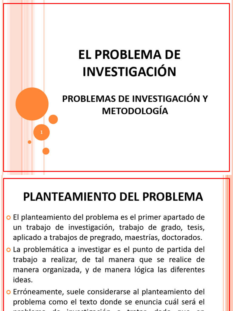 Planteamiento del Problema de Investigación | PDF | Business | Sicología
