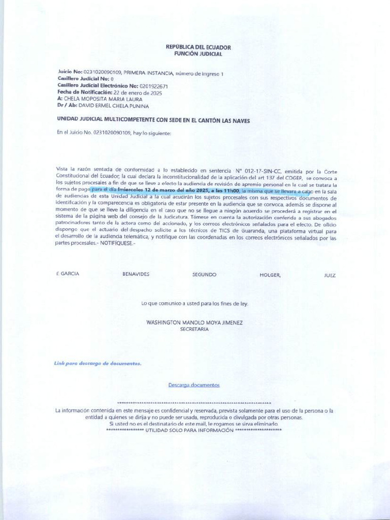 Audiencias Judiciales en Ecuador 2025 | PDF | Justicia | Crimen y violencia