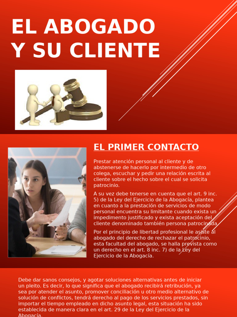 El Abogado y Su Cliente | PDF | Abogado | Justicia