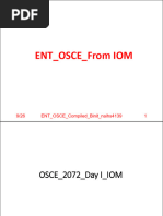 ENT Anatomy and Hearing Disorders Guide | PDF | Ear | Hearing Loss