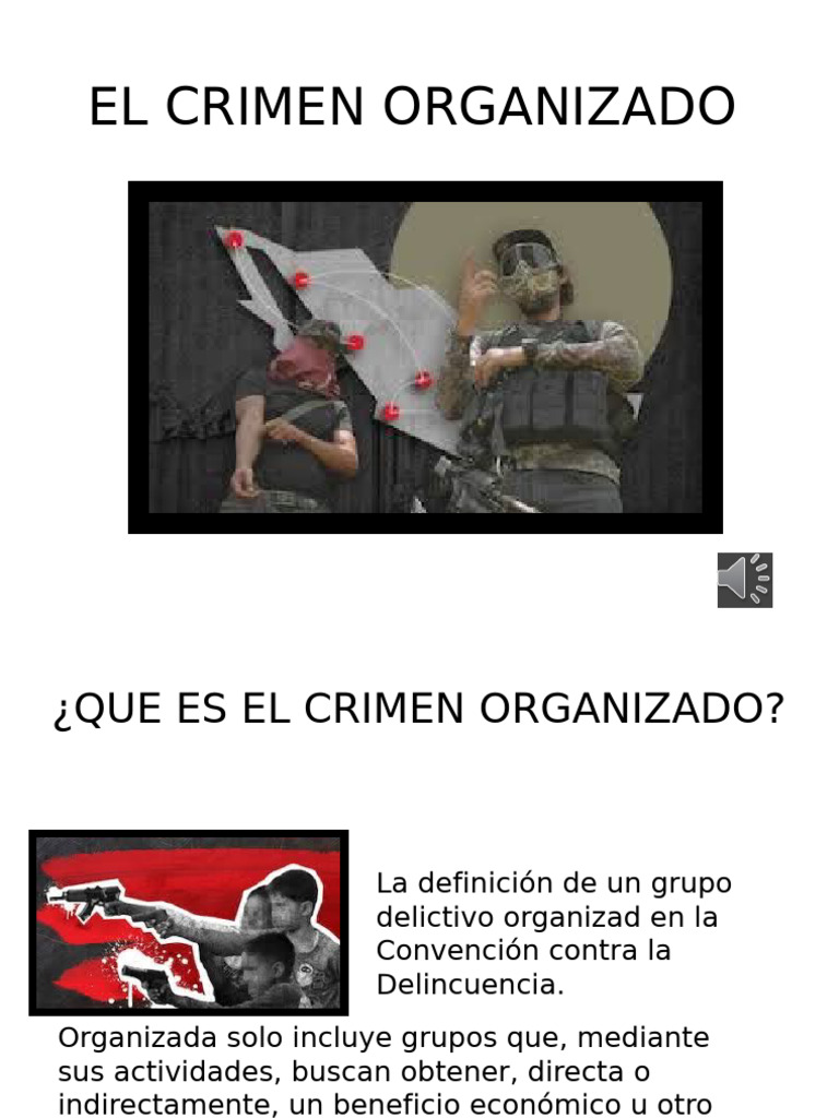 El Crimen Organizado | PDF