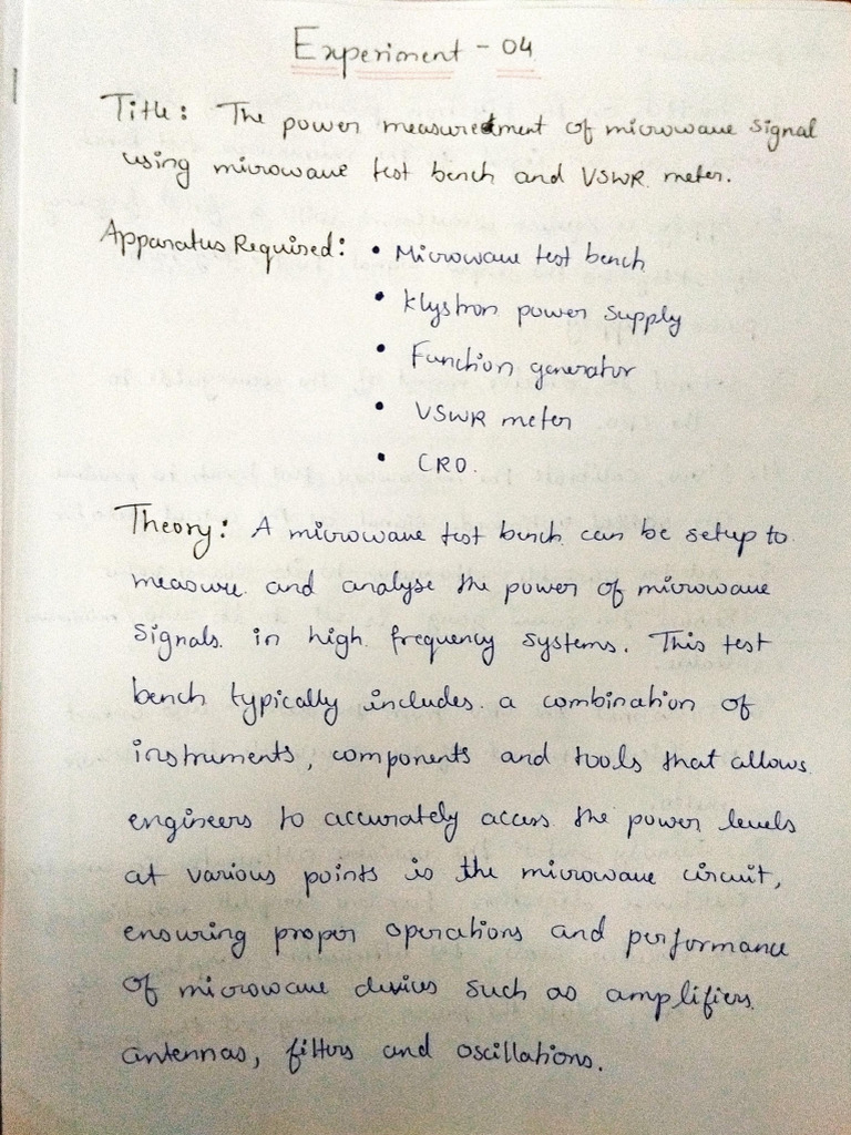 Experiment No 4 | PDF