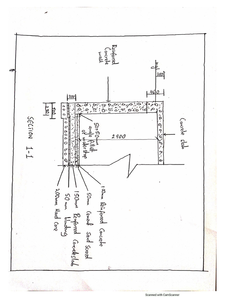 Basement Section 1-1 - 1 | PDF