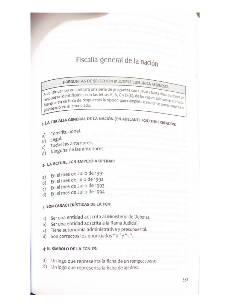 Fiscalía General de La Nación | PDF