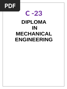 c23 - Diploma in Mechanical Engineering