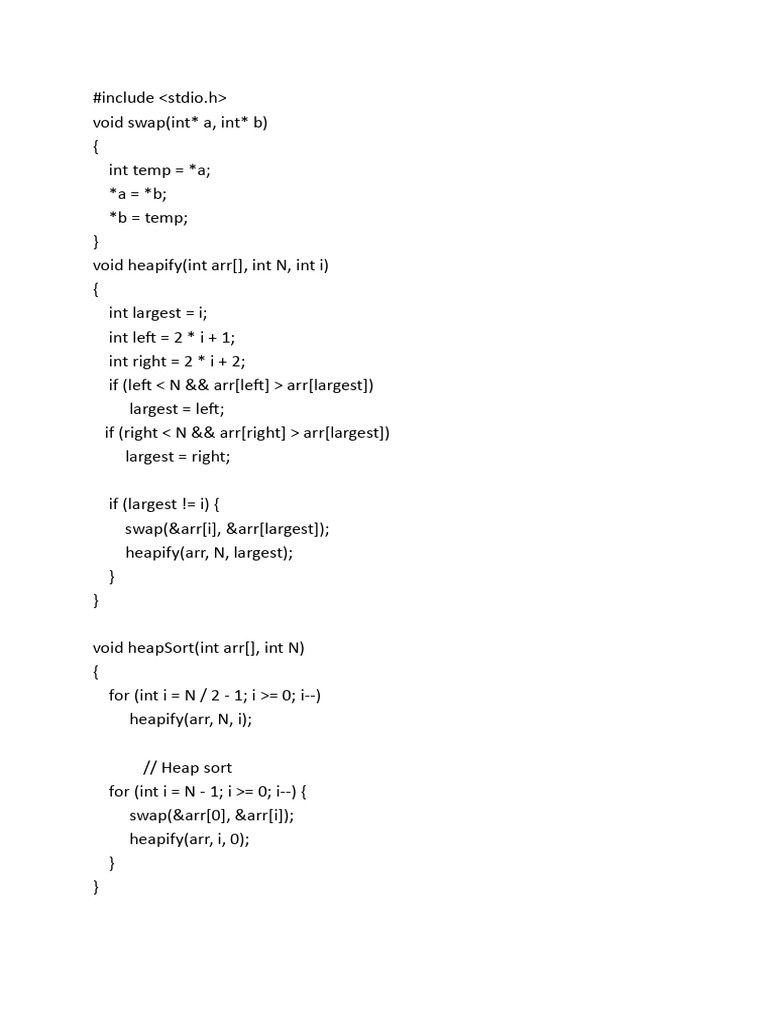 Heap Sort | PDF