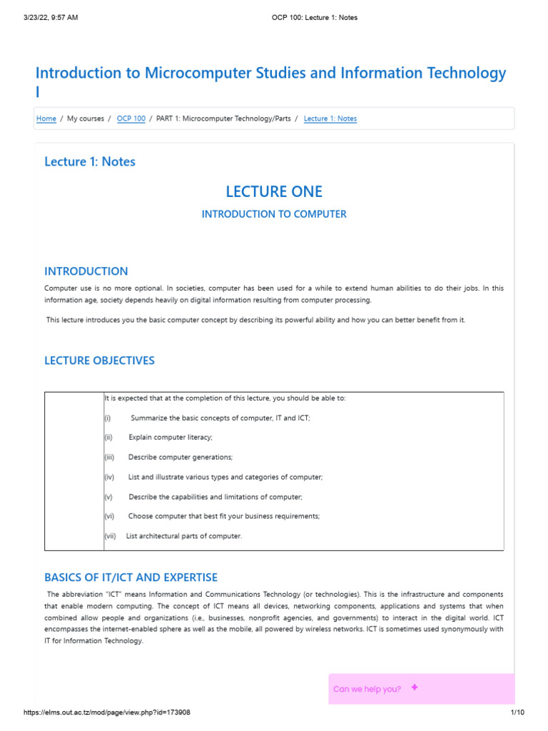 Introduction to Computer Concepts | PDF | Integrated Circuit | Byte