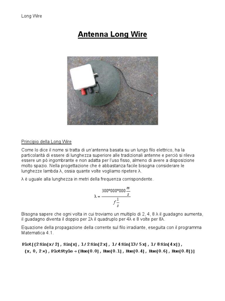 Long Wire | PDF