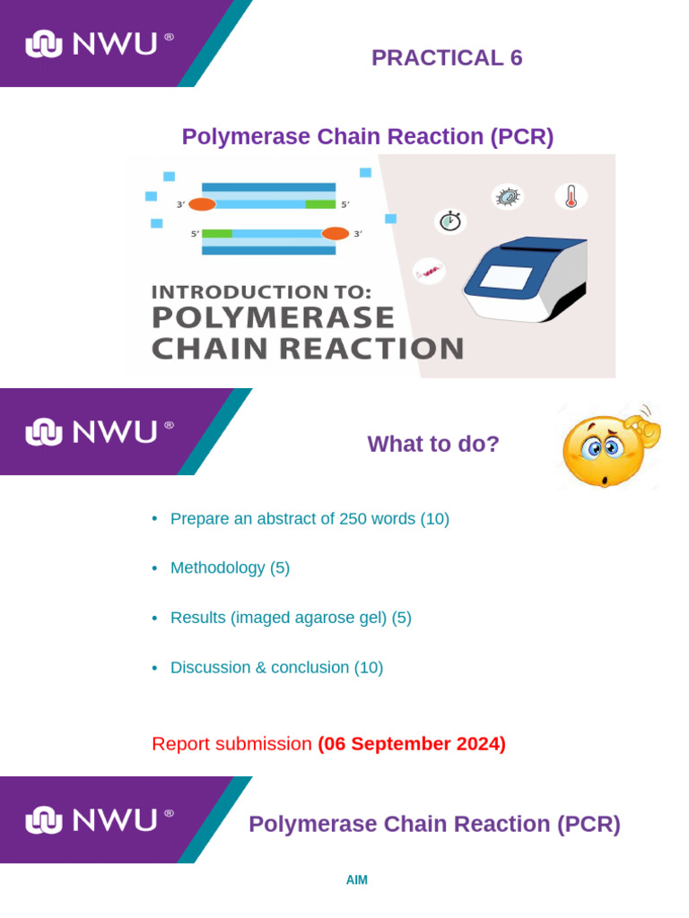 PCR Protocol and Analysis Guide | PDF | Polymerase Chain Reaction ...