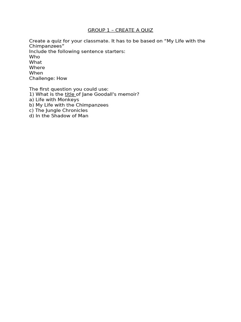 Group+1+ +Create+a+Quiz | PDF