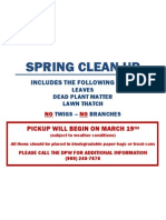 2012 Spring Clean Up