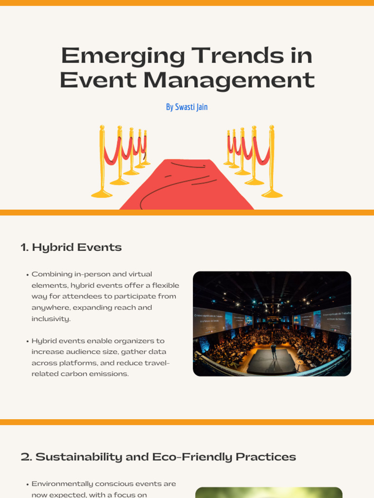 Emerging Trends in Event Management | PDF | Augmented Reality | Virtual ...