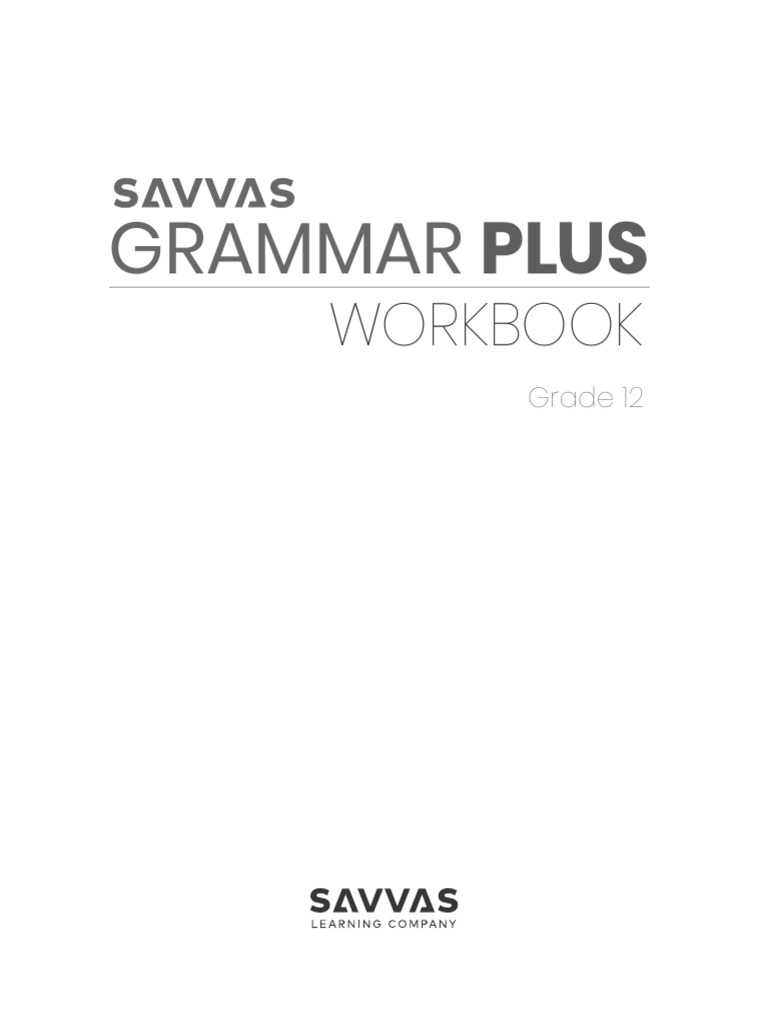 GRAMMAR AND LANGUAGE WORKBOOK GRADE 12 PDF visual data 5