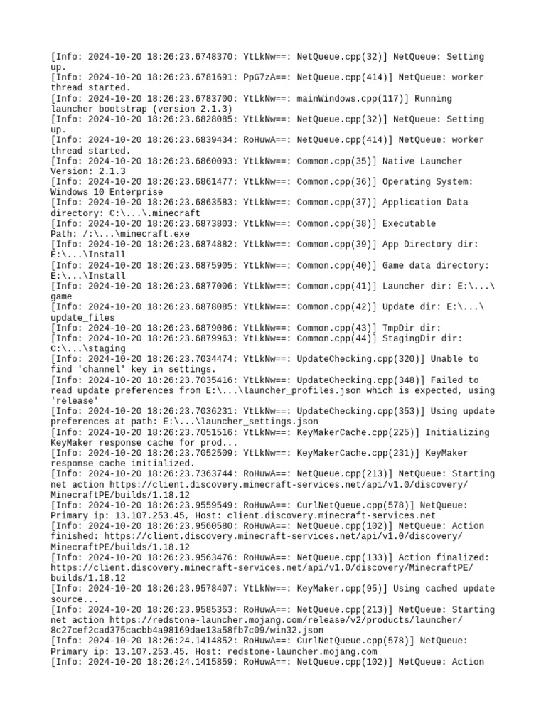 Minecraft Launcher Setup Log | PDF | Ibm Pc Compatibles | Operating ...