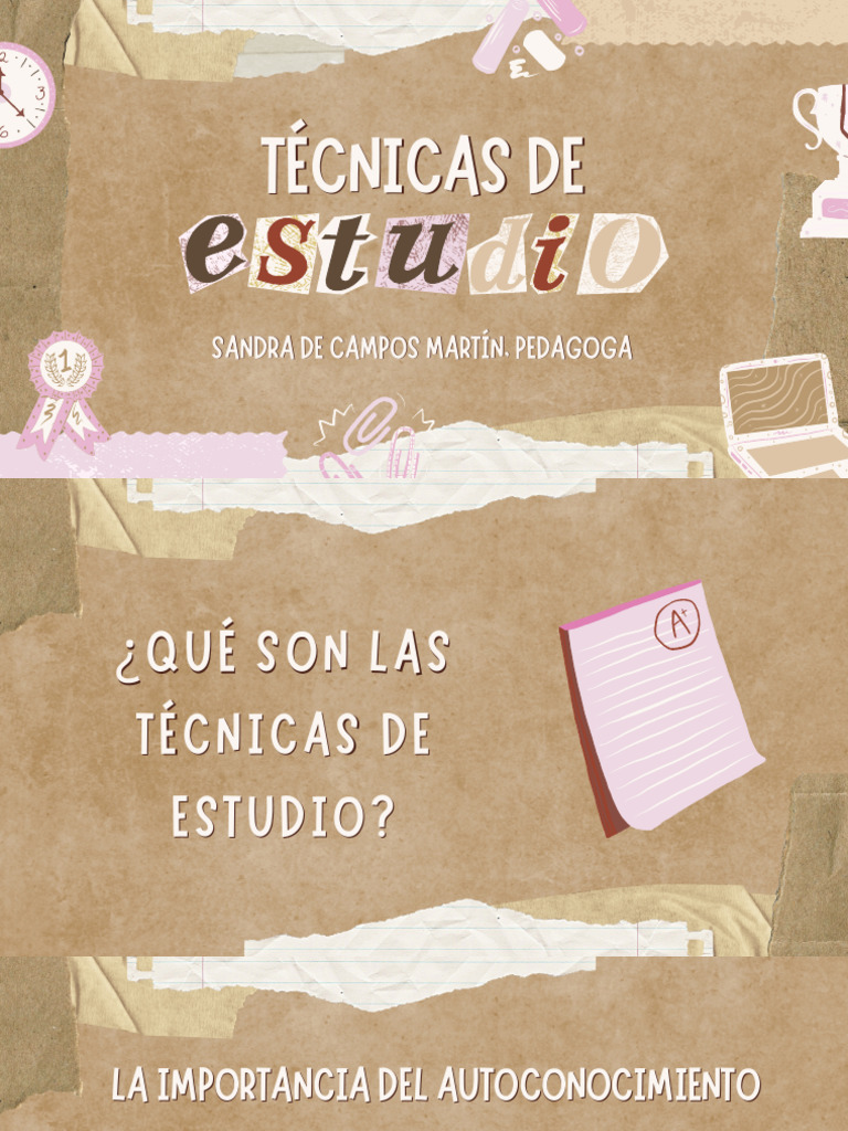 Técnicas de Estudio Efectivas y Hábitos | PDF | Memoria | Aprendizaje